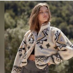 Free People Rocky Ridge Fleece Jacket New without tags Small